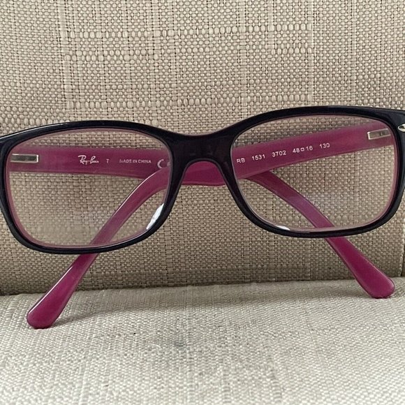 Ray-Ban Women Eyeglasses Dark brown/ Pink Glasses RB1531 48[]16 130 Frame - Picture 6 of 13